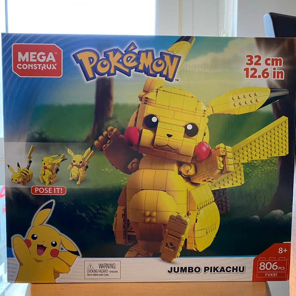Pokémon Mega Contrux Jumbo Pikachu